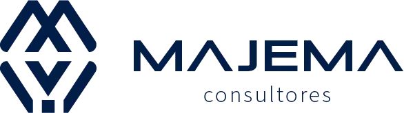 Logo Majema Consultores version azul